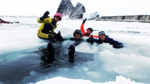流氷ウォーク体験